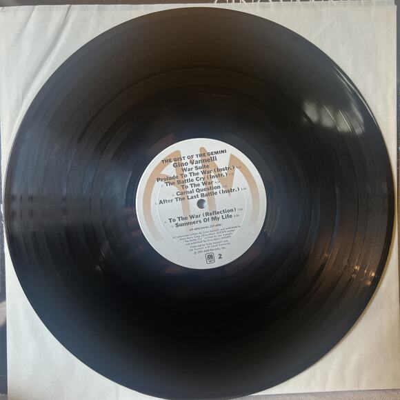 Gino Vannelli The Gist of the Gemini Vinyl LP ULTRASONIC CLEAN Gatefold cover EX - Picture 7 of 9